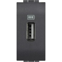 Caricatore USB LivingLight antracite BTICINO L4285C1