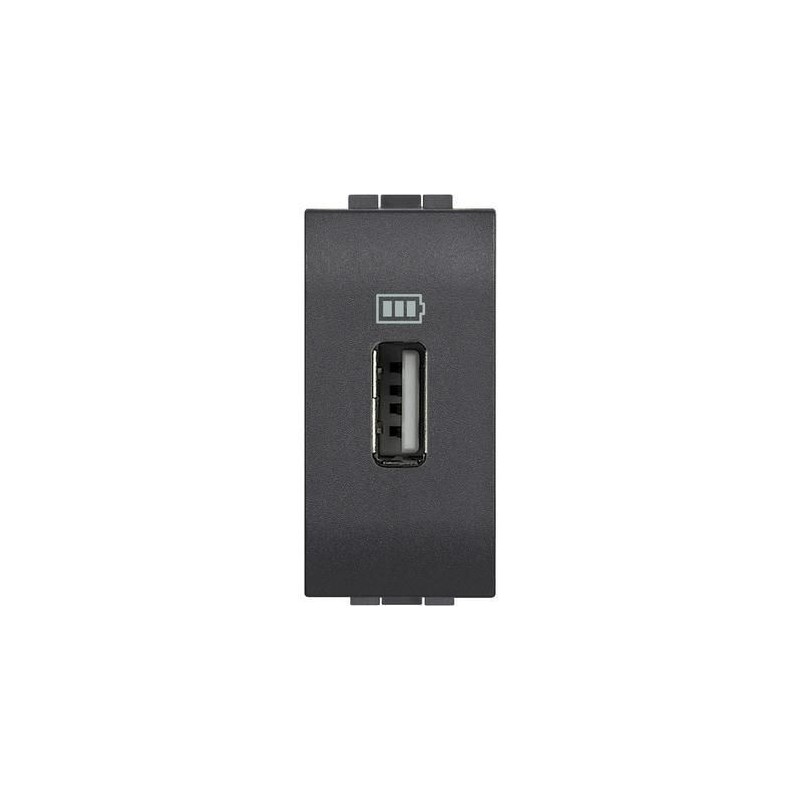 Caricatore USB LivingLight antracite BTICINO L4285C1