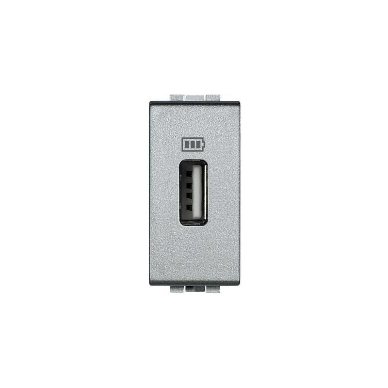 Caricatore USB tensione 5 Vd.c LivingLight tech BTICINO NT4285C1