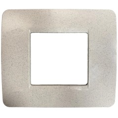 Placca Matix 2 Moduli Pietra BTICINO AM4802SP