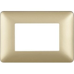 Placca Matix 3 Moduli Gold BTICINO AM4803MGL