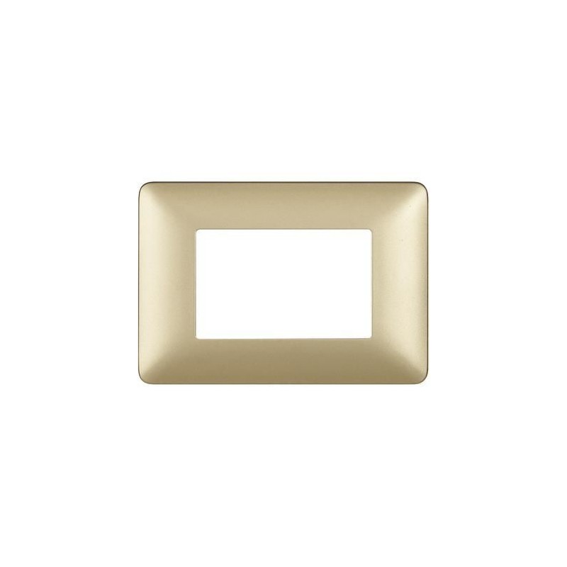 Placca Matix 3 Moduli Gold BTICINO AM4803MGL