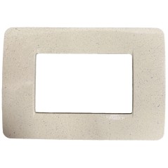 Placca Matix 3 Moduli Acquamarina BTICINO AM4803SQ