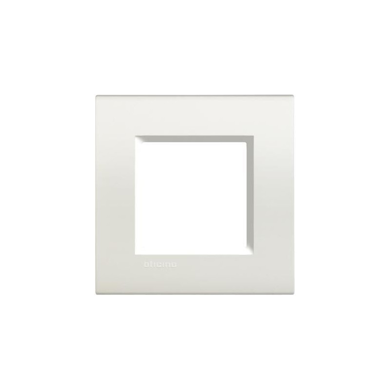 Livinglight placca 2 moduli quadra Bianca BTICINO LNA4802BI