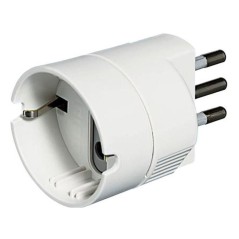 Adattatore presa tedesca spina 10A bianco BTICINO S3623DE