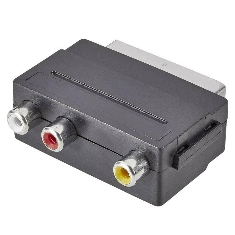 Adattatore Presa Scart Rca Interruttore In/Out MELCHIONI 433330029