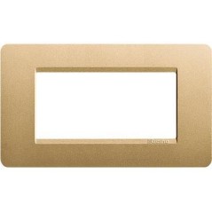 Placca Matix 4 Moduli Gold BTICINO AM4804GL