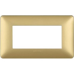 Placca Matix 4 Moduli Gold BTICINO AM4804MGL