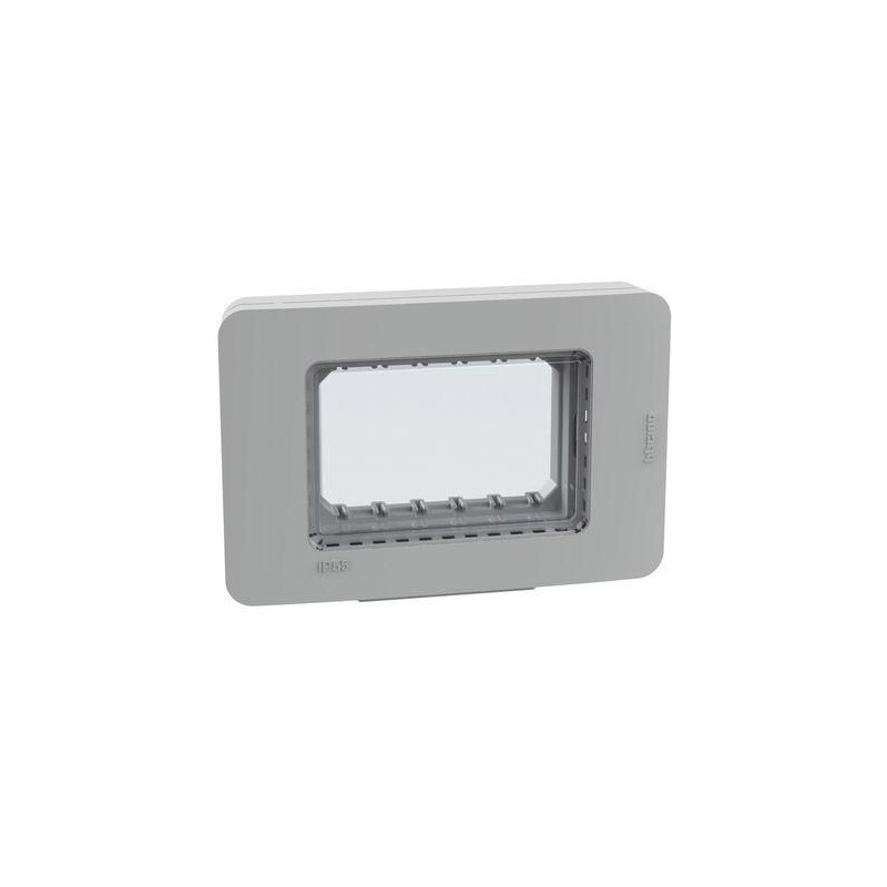 Placca stagna IP55 3 moduli grigia MatixGO BTICINO 28603G