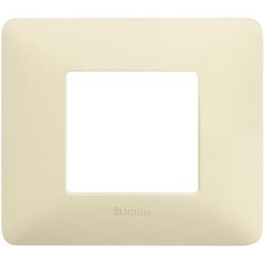 Placca Matix 2 Moduli Avorio BTICINO AM4802BAV