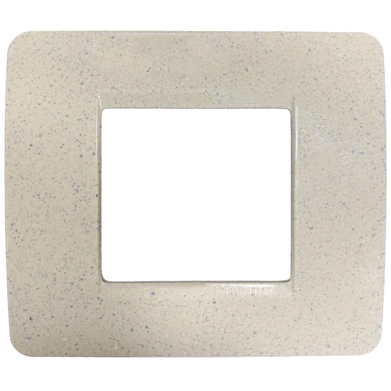 Placca Matix 2 Moduli Acquamarina BTICINO AM4802SQ