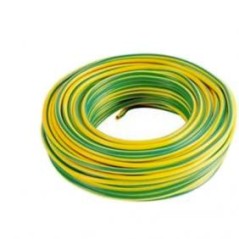 CAVO UNIPOLARE FLESSIBILE 1.5MM GIALLO VERDE FS17 100MT