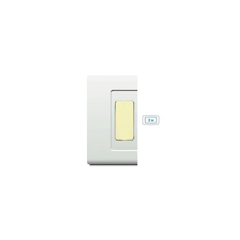 Tondo'Q Placca 2 Moduli Bianca ELETTROCANALI ECL2692WH