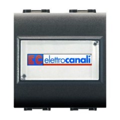 PULSANTE PORTANOME ANTRACITE MY LIFE ELETTROCANALI ECL4025